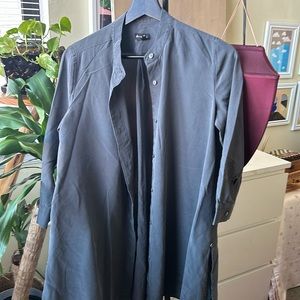 Gray silk Steven alan shirt